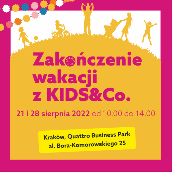 Zakończenie wakacji z&nbsp;KIDS&Co. w&nbsp;krakowskim Quattro Business Park