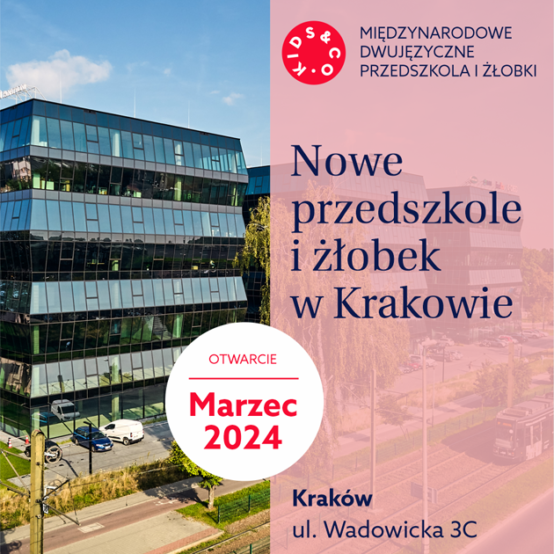 Czwarta placówka KIDS&Co. w&nbsp;Krakowie. Otwarcie w&nbsp;marcu 2024 roku