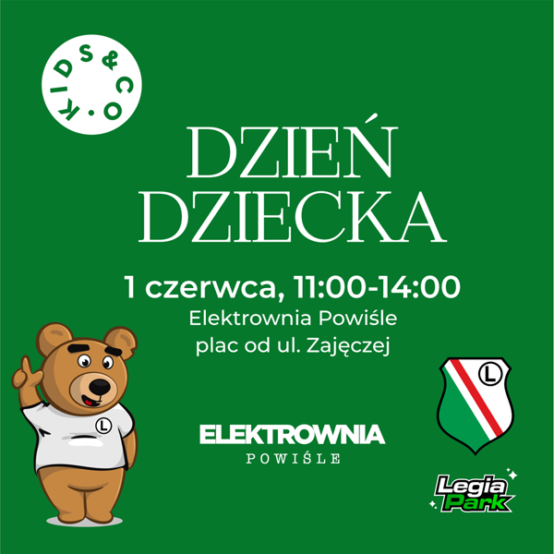 1 czerwca zapraszamy na Dzień Dziecka w&nbsp;warszawskiej Elektrowni Powiśle!