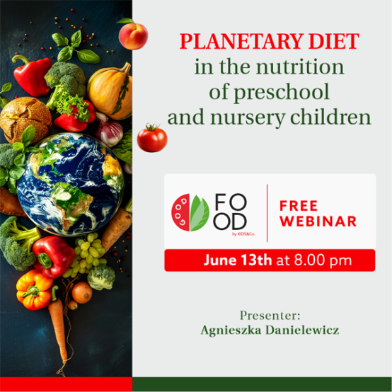 Planetary diet – what is it? Free webinar with Agnieszka Danielewicz